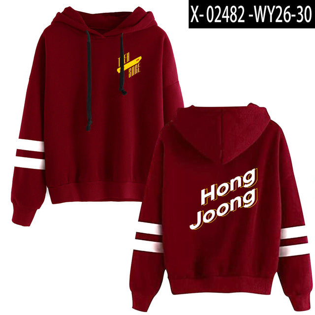 ATEEZ Hooded Sweatshirt tshirts Kpop ATEEZ Hoodie A TEEnager Z Women Pullover - Kpopshop