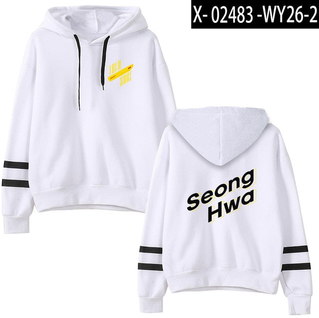 ATEEZ Hooded Sweatshirt tshirts Kpop ATEEZ Hoodie A TEEnager Z Women Pullover - Kpopshop