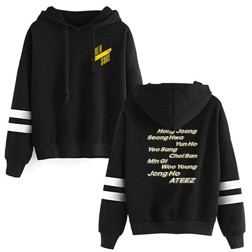 ATEEZ Hooded Sweatshirt tshirts Kpop ATEEZ Hoodie A TEEnager Z Women Pullover - Kpopshop