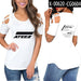 ATEEZ t shirts women Hip-hop shoulder-off sexy ATEEZ women Street Korean wear - Kpopshop