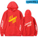 new women's hooded Sweatshirt ATEEZ hoodie women's sports hoodie pullover red loose shirt hot - Kpopshop