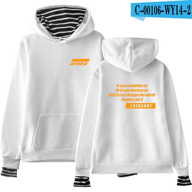 ATEEZ Women  Boy/Girl Sweatshirt tshirts Youtu Kpop  Tops PlusSize - Kpopshop