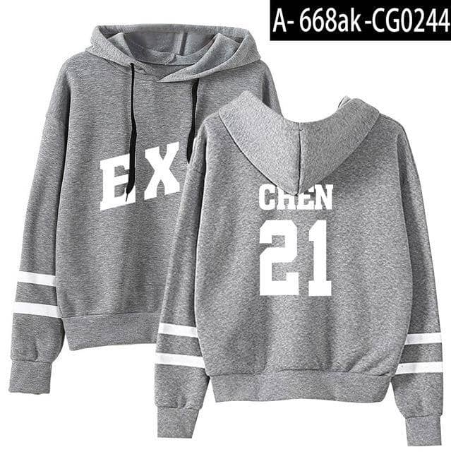 Kpop Newest 2019 Harajuku Striped Long Sleeve Hoodies Women Hip Hop Cap Sweatshirts Pullovers New Korean Fashion Kpop EXO Hoodie Sweatshirt that you'll fall in love with. At an affordable price at KPOPSHOP, We sell a variety of 2019 Harajuku Striped Long Sleeve Hoodies Women Hip Hop Cap Sweatshirts Pullovers New Korean Fashion Kpop EXO Hoodie Sweatshirt with Free Shipping.