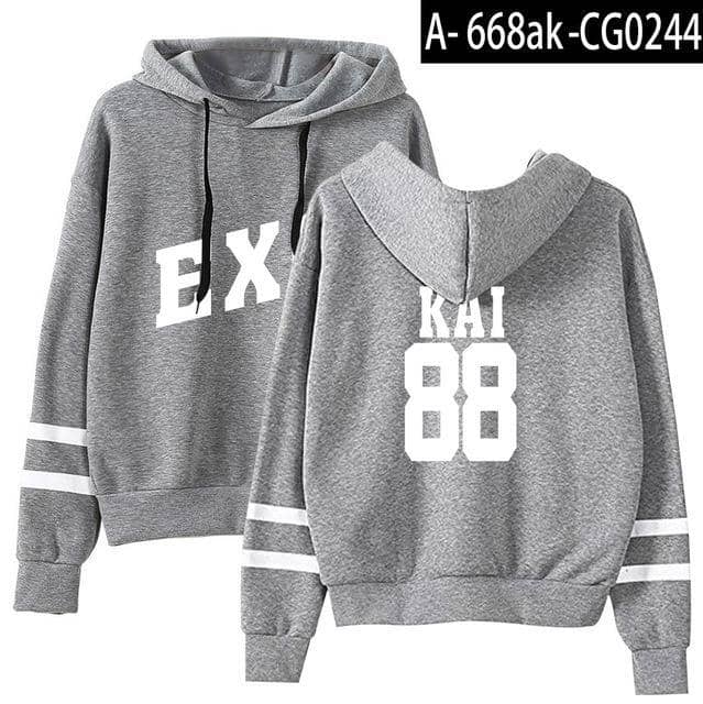 Kpop Newest 2019 Harajuku Striped Long Sleeve Hoodies Women Hip Hop Cap Sweatshirts Pullovers New Korean Fashion Kpop EXO Hoodie Sweatshirt that you'll fall in love with. At an affordable price at KPOPSHOP, We sell a variety of 2019 Harajuku Striped Long Sleeve Hoodies Women Hip Hop Cap Sweatshirts Pullovers New Korean Fashion Kpop EXO Hoodie Sweatshirt with Free Shipping.