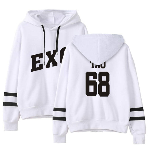 Kpop Newest 2019 Harajuku Striped Long Sleeve Hoodies Women Hip Hop Cap Sweatshirts Pullovers New Korean Fashion Kpop EXO Hoodie Sweatshirt that you'll fall in love with. At an affordable price at KPOPSHOP, We sell a variety of 2019 Harajuku Striped Long Sleeve Hoodies Women Hip Hop Cap Sweatshirts Pullovers New Korean Fashion Kpop EXO Hoodie Sweatshirt with Free Shipping.