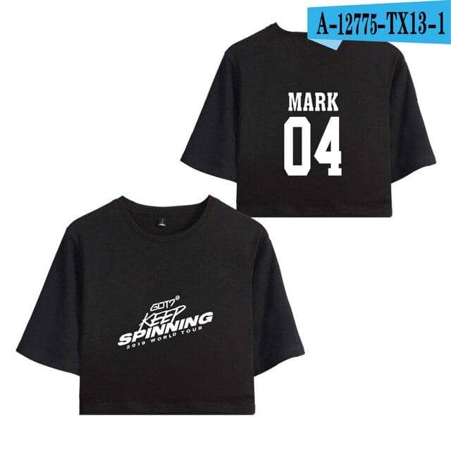 Kpop Newest 2019 KPOP GOT7 WORLD TOUR KEEP SPINNING NEW print Women Crop Tops Short Sleeve T-shirt Trendy Streetwear Girls Sexy T Shirt that you'll fall in love with. At an affordable price at KPOPSHOP, We sell a variety of 2019 KPOP GOT7 WORLD TOUR KEEP SPINNING NEW print Women Crop Tops Short Sleeve T-shirt Trendy Streetwear Girls Sexy T Shirt with Free Shipping.