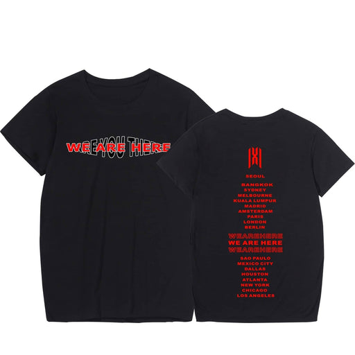 Kpop Newest 2019 Kpop MONSTA X WE ARE HERE T Shirt Women World Tour Vocal Concert Tshirt Tee Shirt Femme Clothes New Style 4xl Merchandise that you'll fall in love with. At an affordable price at KPOPSHOP, We sell a variety of 2019 Kpop MONSTA X WE ARE HERE T Shirt Women World Tour Vocal Concert Tshirt Tee Shirt Femme Clothes New Style 4xl Merchandise with Free Shipping.