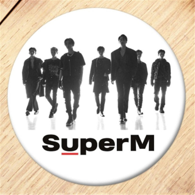 SuperM Brooch Pin KAI MARK TEN Badges For Clothes Backpack Decoration Jewelry