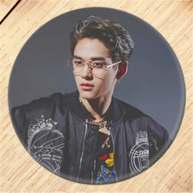 SuperM Brooch Pin KAI MARK TEN Badges For Clothes Backpack Decoration Jewelry