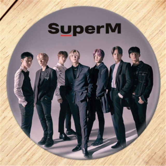 SuperM Brooch Pin KAI MARK TEN Badges For Clothes Backpack Decoration Jewelry