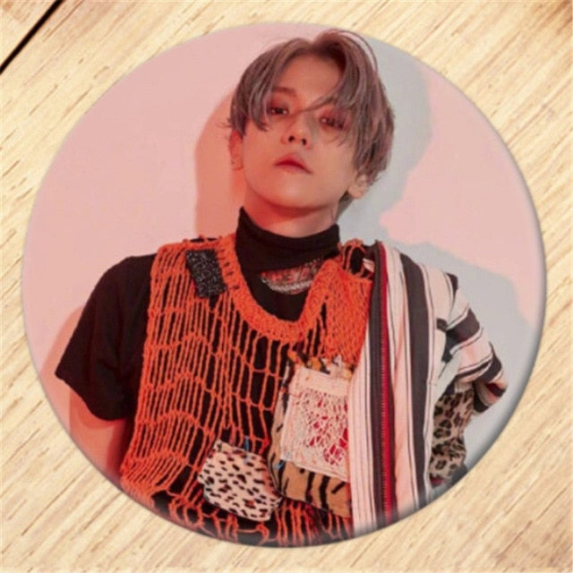 SuperM Brooch Pin KAI MARK TEN Badges For Clothes Backpack Decoration Jewelry