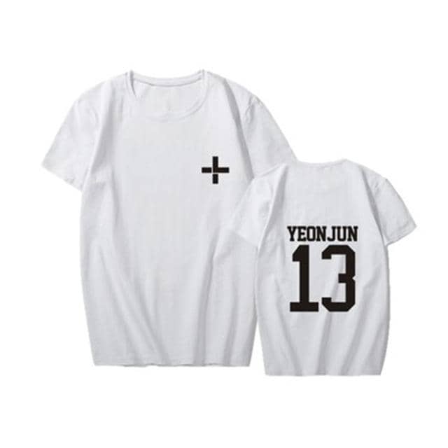 New Kpop TXT Called Tomorrow X Together YEONJUN SOOBINs T Shirts Hip-hop Sleeve T-shirts - Kpopshop