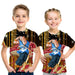 Kids Dragon Ball Z 3D Anime Goku Vegeta T-shirts Dragonball Shirt Super Saiyan Vegeta Children - Kpopshop