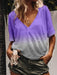 Women Gradient Tops Lady Loose T-shirts oversized S-5XL s - Kpopshop