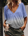 Women Gradient Tops Lady Loose T-shirts oversized S-5XL s - Kpopshop