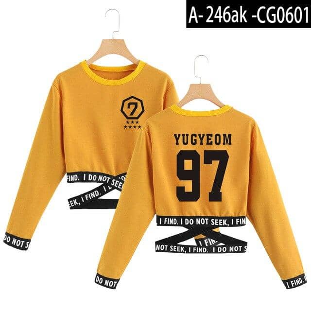 Kpop Newest 2019 got7 T-Shirts Summer kpop T shirt crop top women clothes 2019 korean style women long sleeve Fashion tops streetwear that you'll fall in love with. At an affordable price at KPOPSHOP, We sell a variety of 2019 got7 T-Shirts Summer kpop T shirt crop top women clothes 2019 korean style women long sleeve Fashion tops streetwear with Free Shipping.