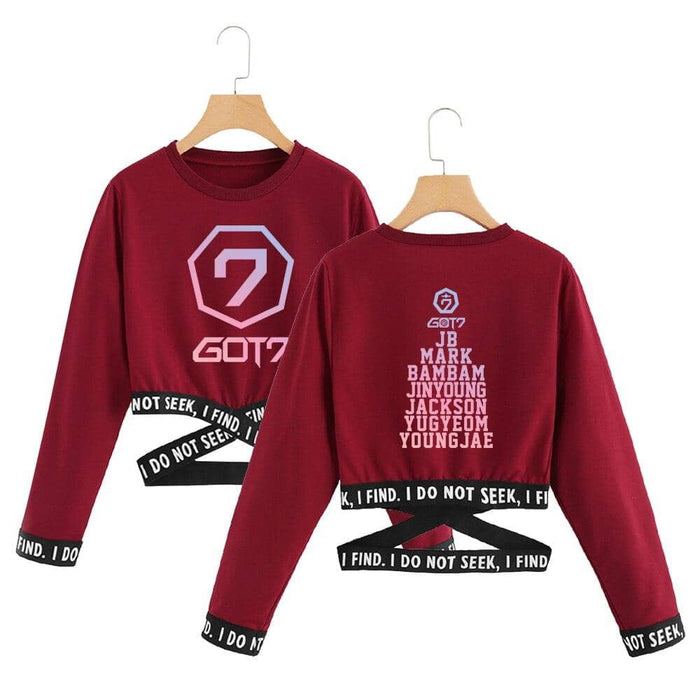Kpop Newest 2019 got7 T-Shirts Summer kpop T shirt crop top women clothes 2019 korean style women long sleeve Fashion tops streetwear that you'll fall in love with. At an affordable price at KPOPSHOP, We sell a variety of 2019 got7 T-Shirts Summer kpop T shirt crop top women clothes 2019 korean style women long sleeve Fashion tops streetwear with Free Shipping.