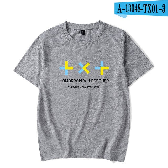 TXT Concert The Dream Chapter Star Album T Shirt TOMORROW X TOGETHER T-shirt T-shirt new Fashion T Shirts Tops
