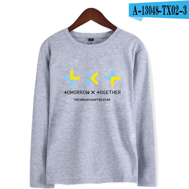 2021 TXT Concert The Dream Chapter Star Album T Shirt TOMORROW X TOGETHER T-Shirt New Fashion T Shirts Tops