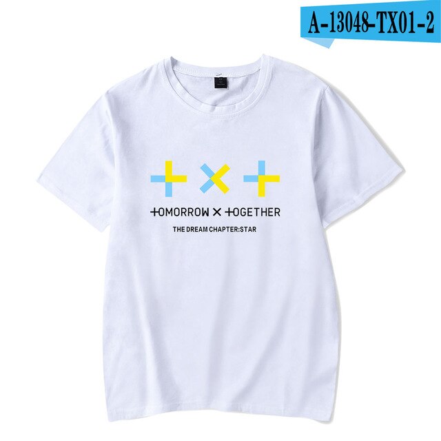 TXT Concert The Dream Chapter Star Album T Shirt TOMORROW X TOGETHER T-shirt T-shirt new Fashion T Shirts Tops