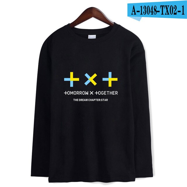 2021 TXT Concert The Dream Chapter Star Album T Shirt TOMORROW X TOGETHER T-Shirt New Fashion T Shirts Tops