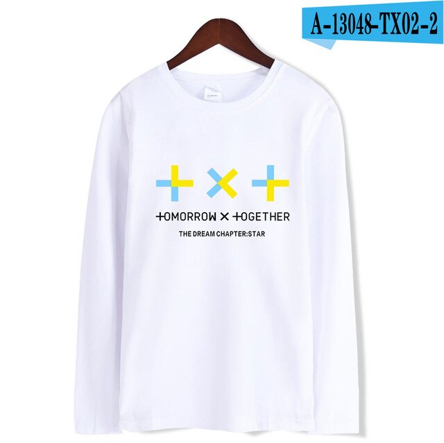 2021 TXT Concert The Dream Chapter Star Album T Shirt TOMORROW X TOGETHER T-Shirt New Fashion T Shirts Tops