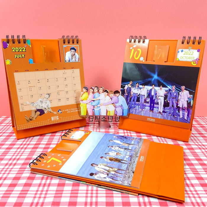 2022 Kpop Bangtan Boys Desk Calendar New Year Table Calendar