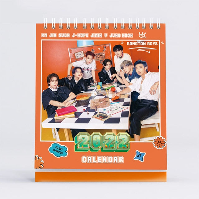 2022 Kpop Bangtan Boys New Table Calendar Butter Permission To Dance Wall Calendar Desk Calendar Agenda Organizer Planner Books