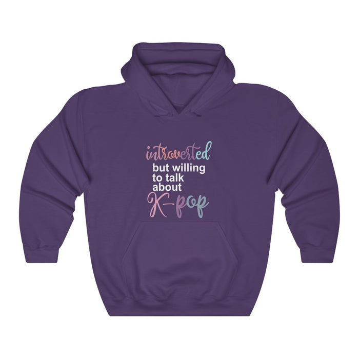 Interested But Willing To Talk About K-Pop Hoodie - Trendy Winter Kpop Hoodies Kpop Fashion - Kpop Hooded Sweater