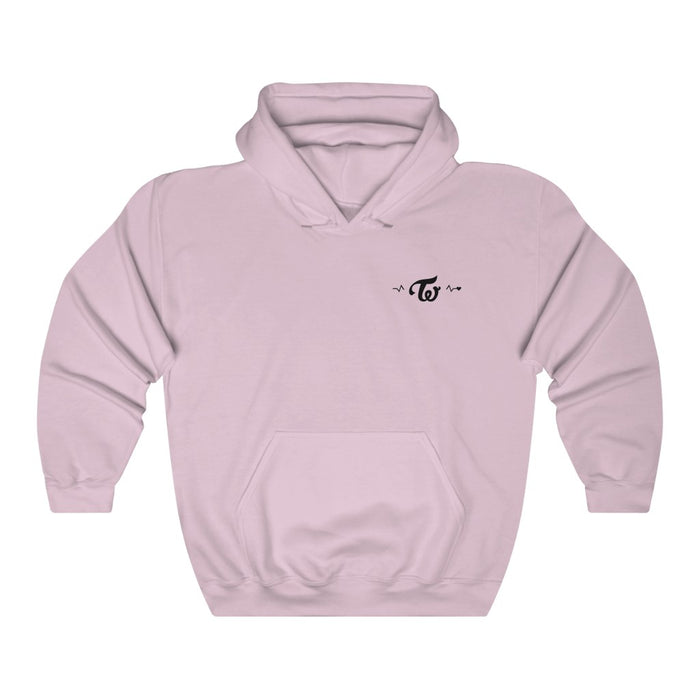 Twice Logo Heart To Love Hoodie - Twice Hoodies - New Twice Pullover Hoodie