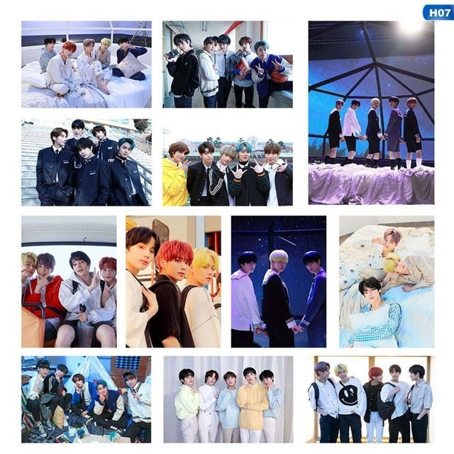 27Pcs/Set Kpop Astro Day6 MONSTA X NCT TXT Self Made Paper Lomo Card Photocard Fans Gift Collection