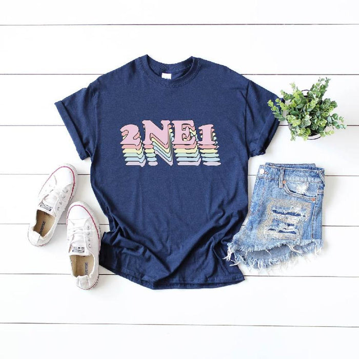 2NE1 Blackjacks K pop Fandom T shirt 2NE1 Come Back