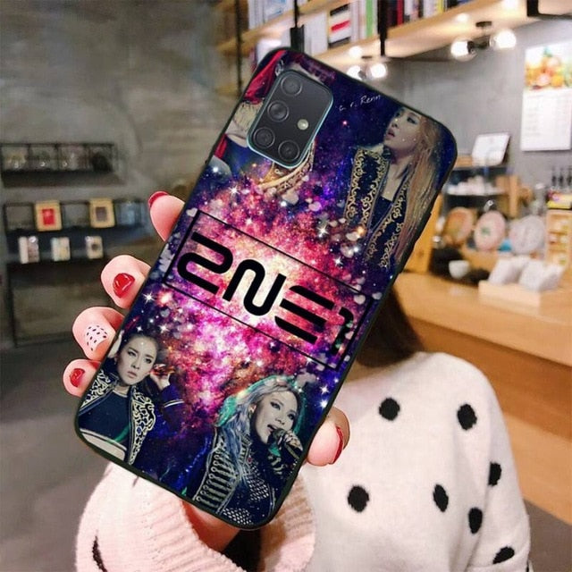 2ne1 KPOP Coque Shell Phone Case For Samsung A10 A20 A30 A40 A50 A70 A80 A71 A91 A51 A6 A8 2018