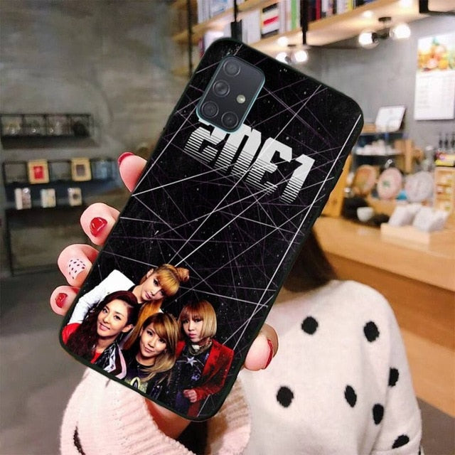 2ne1 KPOP Coque Shell Phone Case For Samsung A10 A20 A30 A40 A50 A70 A80 A71 A91 A51 A6 A8 2018