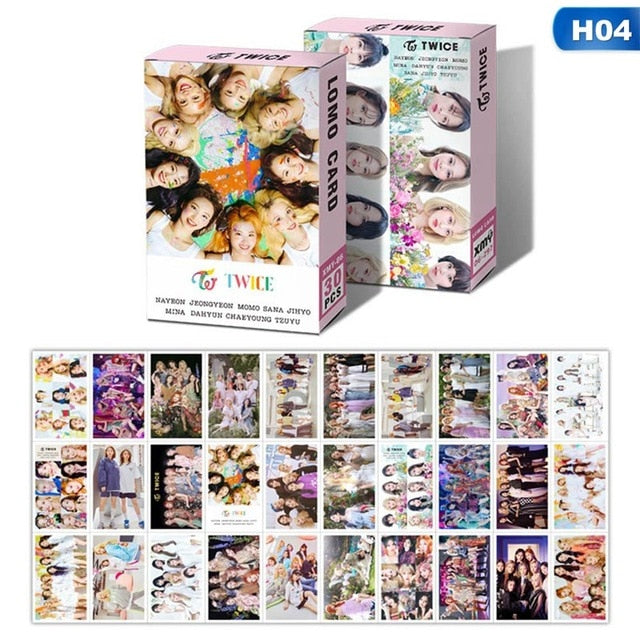 30PCS/Set KPOP ATEEZ NCT DREAM IU TWICE RED VELVET Photocard HD Photo Cards Album Photocard for Fans Gifts