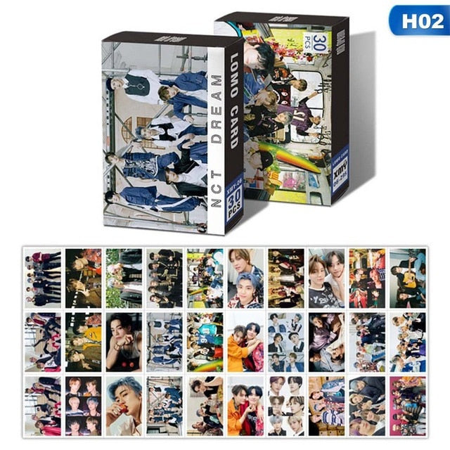30PCS/Set KPOP ATEEZ NCT DREAM IU TWICE RED VELVET Photocard HD Photo Cards Album Photocard for Fans Gifts