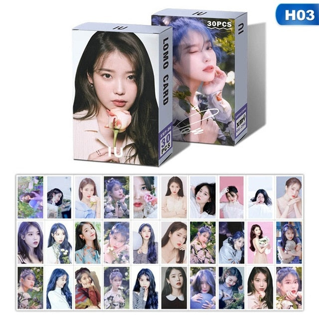 30PCS/Set KPOP ATEEZ NCT DREAM IU TWICE RED VELVET Photocard HD Photo Cards Album Photocard for Fans Gifts