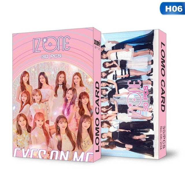 30PCS/Set Kpop STRAY KIDS TXT Twice GOT7 EXO ITZY LOMO Card Good Quality Album Poster HD Photocard Fans Gift