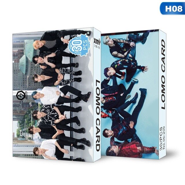 30PCS/Set Kpop STRAY KIDS TXT Twice GOT7 EXO ITZY LOMO Card Good Quality Album Poster HD Photocard Fans Gift