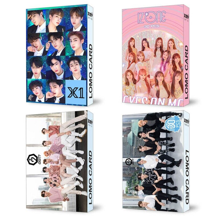 30PCS/Set Kpop STRAY KIDS TXT Twice GOT7 EXO ITZY LOMO Card Good Quality Album Poster HD Photocard Fans Gift