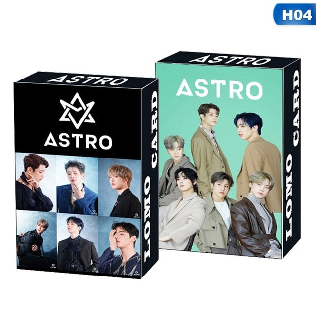 30Pcs/Box Kpop ATEEZ Astro SEVENTEEN IZONE ITZY Photocard Lomo Card Photograph Cards Fans Gift
