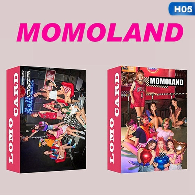 30Pcs/set KPOP ATEEZ RED VELVET MOMOLAND Photocard Lomo Card Paper Small Cards Album