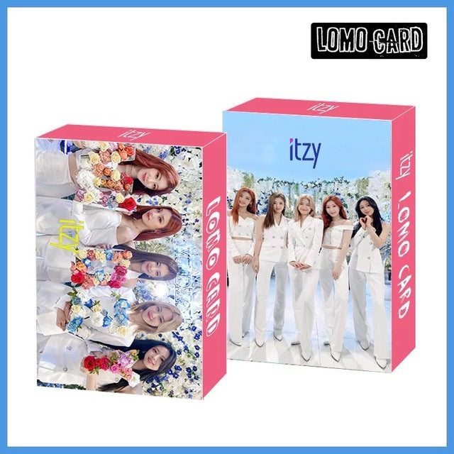 30pcs/box Kpop Stray kids TWICE ITZY IU NEW Ablum Postcard Lomo Cards Korea Group