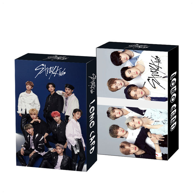 30pcs/box Kpop Stray kids TWICE ITZY IU NEW Ablum Postcard Lomo Cards Korea Group