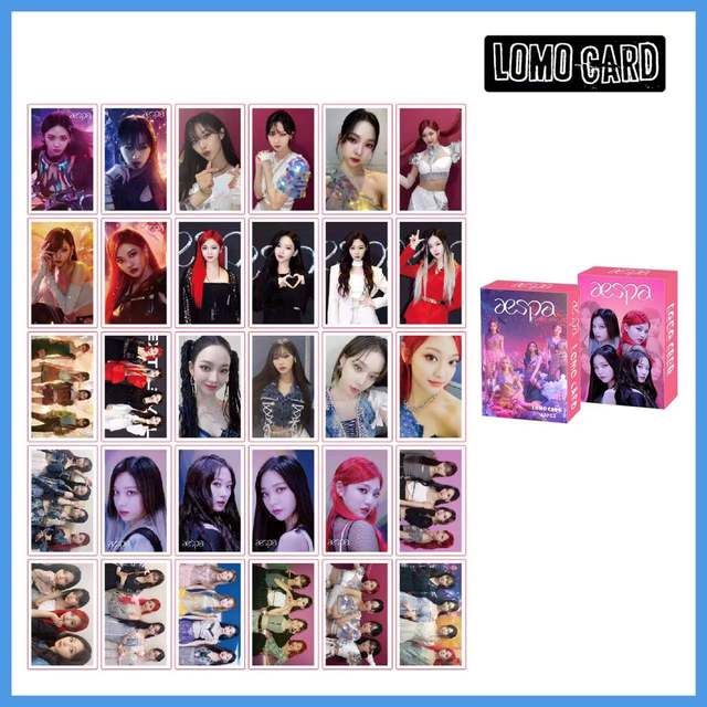 30pcs/box Kpop Stray kids TWICE ITZY IU NEW Ablum Postcard Lomo Cards Korea Group