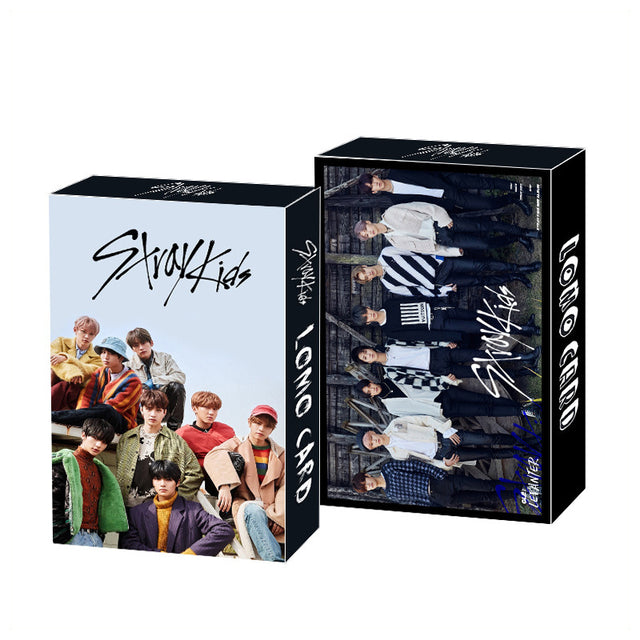 30pcs/box Kpop Stray kids TWICE ITZY IU NEW Ablum Postcard Lomo Cards Korea Group