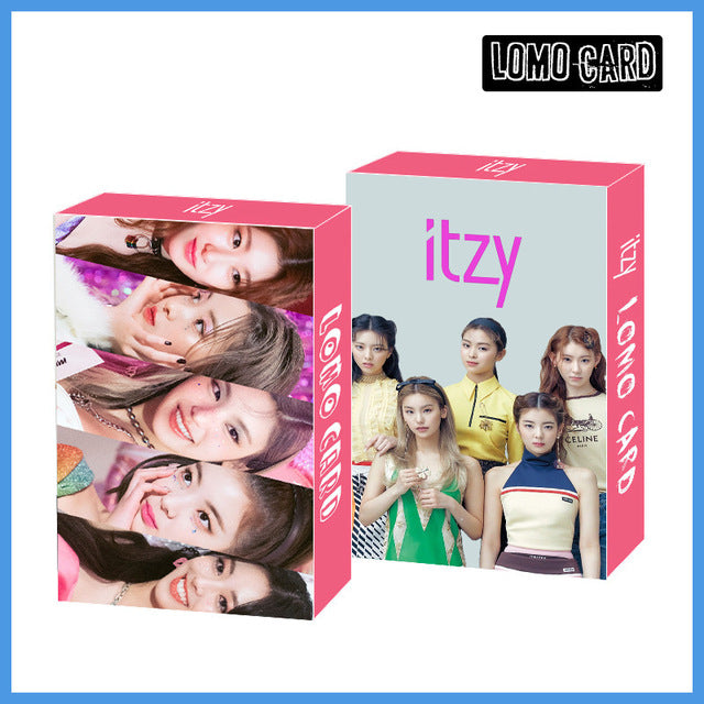 30pcs/box Kpop Stray kids TWICE ITZY IU NEW Ablum Postcard Lomo Cards Korea Group