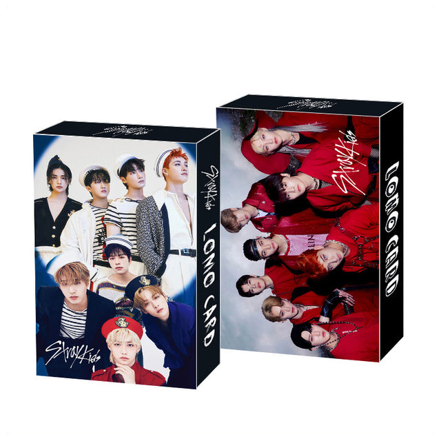 30pcs/box Kpop Stray kids TWICE ITZY IU NEW Ablum Postcard Lomo Cards Korea Group
