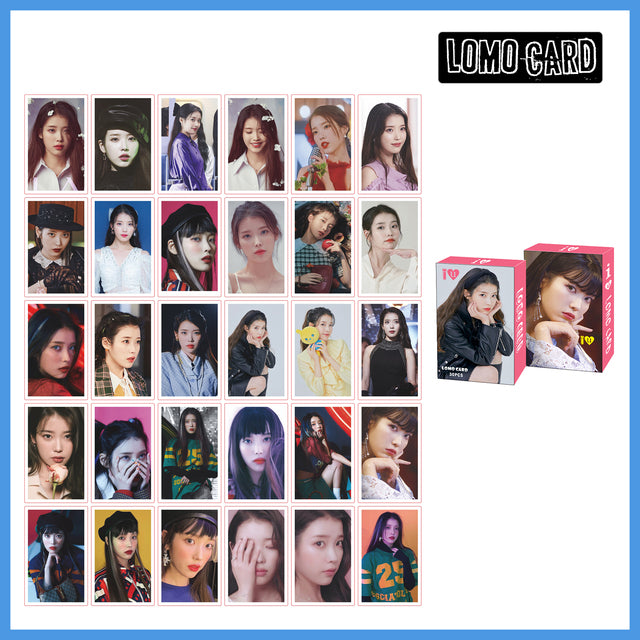 30pcs/box Kpop Stray kids TWICE ITZY IU NEW Ablum Postcard Lomo Cards Korea Group