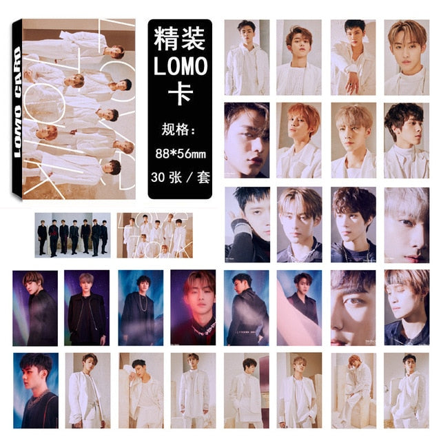 30pcs/set 2020 NCT LOMO card High quality Photo album card for fans collection Kpop NCT 127 Dream Photocard new arrivals